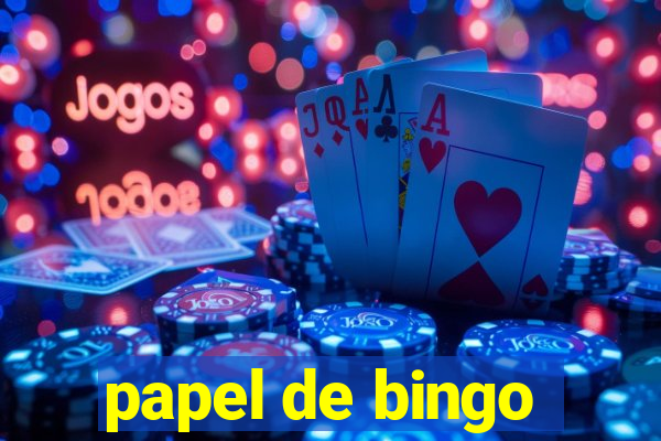 papel de bingo